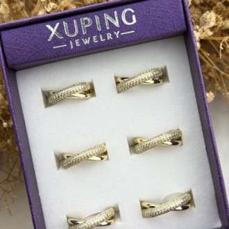 XUPİNG 14K TAŞLI ÇARPRAZ MODEL YÜZÜK