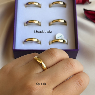 ÇELİK XP 14K ALYANS MODEL YÜZÜK