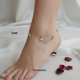 ÇELİK RENKLİ YONCALI MODEL HALHAL
