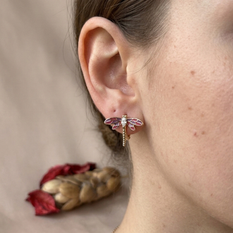XUPİNG 14K YUSUFÇUK KUŞU MODEL KÜPE
