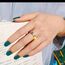 ÇELİK TAMTUR TAŞLI MODEL ALYANS YÜZÜK