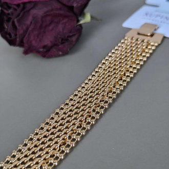 XUPİNG 18K KALIN HASIR MODEL BİLEKLİK