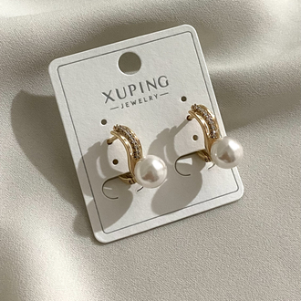 XUPİNG 18K İNCİLİ MODEL KÜPE