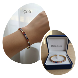 ÇELİK RENKLİ SU YOLU MODEL BİLEKLİK