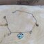 ÇELİK MAVİ KALPLİ MODEL HALHAL