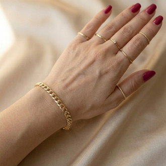 XUPİNG 14K ZİNCİR MODEL BİLEKLİK