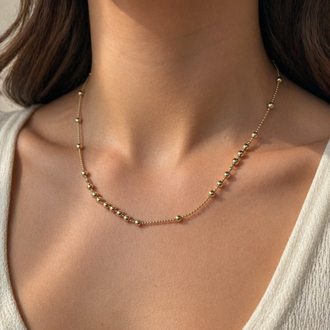 XUPİNG 14K TOPLU MODEL KOLYE