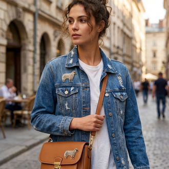 İNCİLİ KOYUN MODEL BROŞ