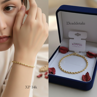 ÇELİK XP 14K BURGU MODEL BİLEKLİK