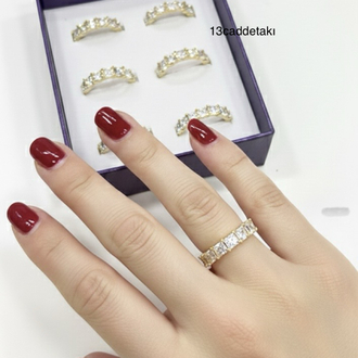 XUPİNG 14K 6 TAŞ YÜZÜK