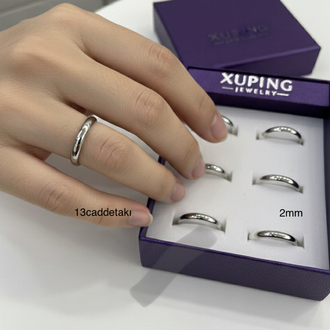 ÇELİK XUPİNG 2 mm ALYANS MODEL YÜZÜK