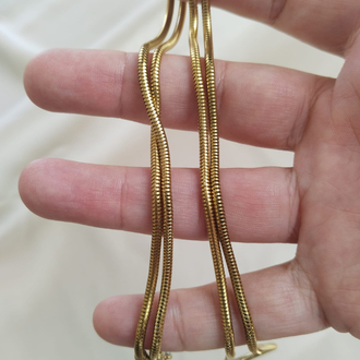 ÇELİK YILAN MODEL KOLYE