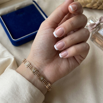 XUPİNG 18 K TAŞLI ŞERİTLİ MODEL BİLEKLİK