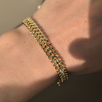 XUPİNG 14k KALIN EZME MODEL BİLEKLİK