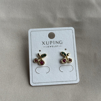 XUPİNG 14K KİRAZ MODEL KÜPE