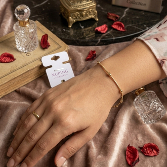 XUPİNG 14k BADEM TOPLU MODEL BİLEKLİK