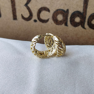 XUPİNG 14K ŞERİTLİ MODEL KÜPE