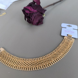 XUPİNG 18K KALIN HASIR MODEL BİLEKLİK