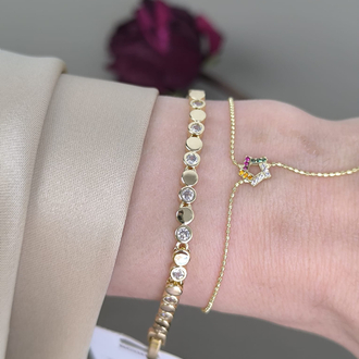 XUPİNG 14K TAŞLI MRKA MODEL BİLEKLİK
