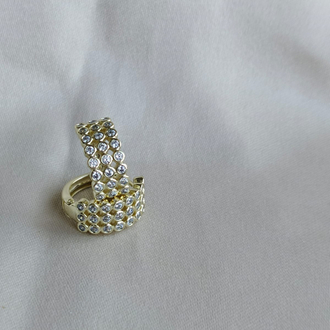 ÇELİK XP 14K KABARTMALI HALKA MODEL KÜPE