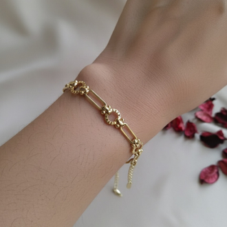 ÇELİK XUPİNG 14k HALKALI MODEL BİLEKLİK 