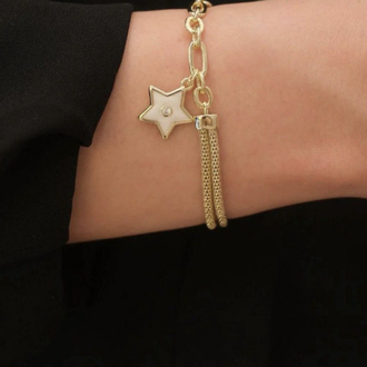 VİP SERİ 14K YILDIZLI BİLEKLİK