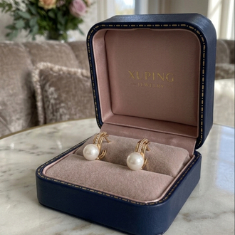 XUPİNG 18K İNCİLİ MODEL KÜPE