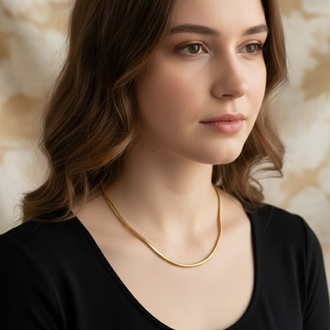ÇELİK YILAN MODEL KOLYE