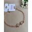 ÇELİK XUPİNG ROSE TAŞLI KİLİT VE KALP MODEL BİLEKLİK