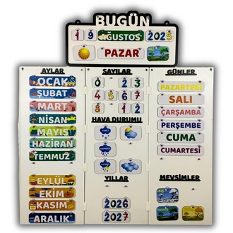 :T1021 Günlük İnteraktif Takvim