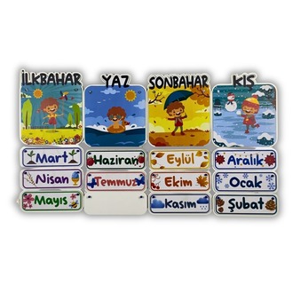 Mevsimleri ve Ayları Keşfetme Vakti!