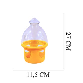 3 Renk Seçeneği ile: 1.5 LT Pratik Kafes Yemliği ve Suluğu