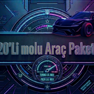 GTA ONLINE 20'Lİ MODLU ARAÇ BOOST PAKETİ