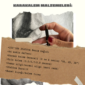 Online Karakalem Temel Seviye Eğitimi