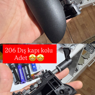 206 ve 206+ dış kapı kolu