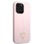 GUESS Orijinal Likit Silikon Pembe Kılıf - GUHCP14XSLTGU 