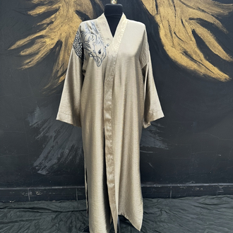 Hand-panted AI Jun Kimono