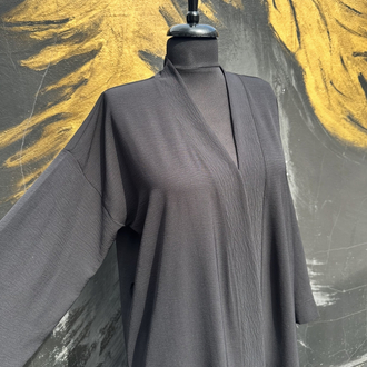 Hand-painted Noir Doré Kimono