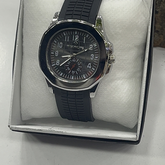 Aquanaut Sport Edition - Siyah Silikon Kordon Özel Seri Saat + Cüzdan Hediye 