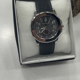 Aquanaut Sport Edition - Siyah Silikon Kordon Özel Seri Saat + Cüzdan Hediye 