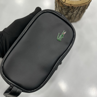 Lacoste Premium Seri Siyah El Çantası & Portföy – Yeni Sezon