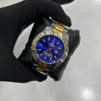 Deep Blue Special Edition – Gold & Steel Premium Erkek Saati