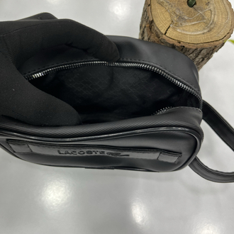Lacoste Premium Seri Siyah El Çantası & Portföy – Yeni Sezon
