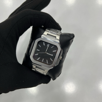 Onyx Square Edition – Fırçalanmış Çelik Modern Erkek Saati
