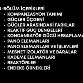 Enerjinin Yol Haritası Kompanzasyon 1 - E-Kitap