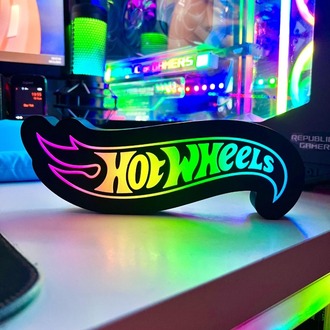 Hot Wheels Masaüstü / Duvar Aydınlatma Aksesuarı