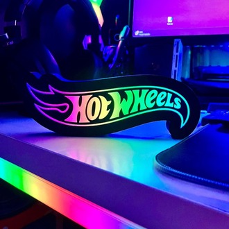 Hot Wheels Masaüstü / Duvar Aydınlatma Aksesuarı