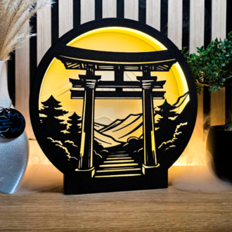 Torii Kapısı Masaüstü Aydınlatma Aksesuarı