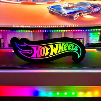 Hot Wheels Masaüstü / Duvar Aydınlatma Aksesuarı