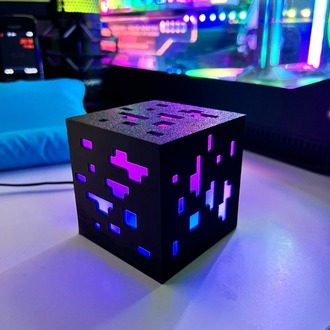 Küp Minecraft Masaüstü Aydınlatma Aksesuarı